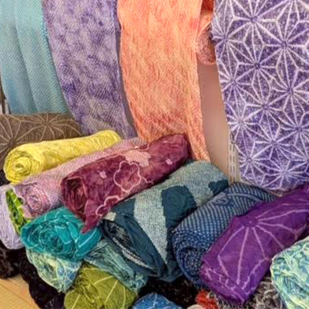 おびや絞り祭 in 有松　有松鳴海絞り 熊谷さんとコラボ