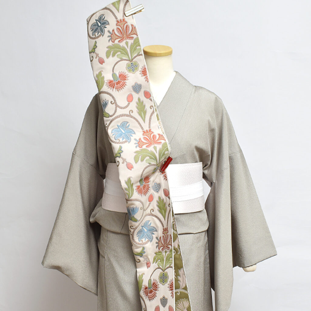 大人の兵児帯の結び方 川島織物 おびやオリジナル 大人兵児帯 浪人結び