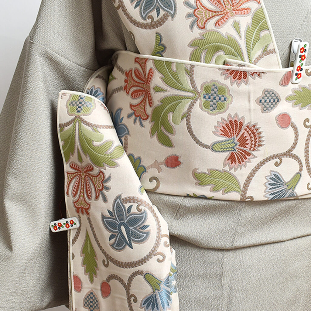 大人の兵児帯の結び方 川島織物 おびやオリジナル 大人兵児帯 浪人結び