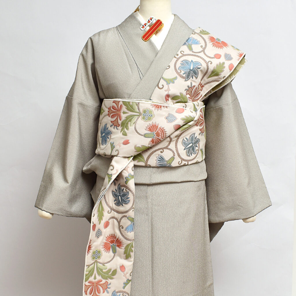 大人の兵児帯の結び方 川島織物 おびやオリジナル 大人兵児帯 浪人結び