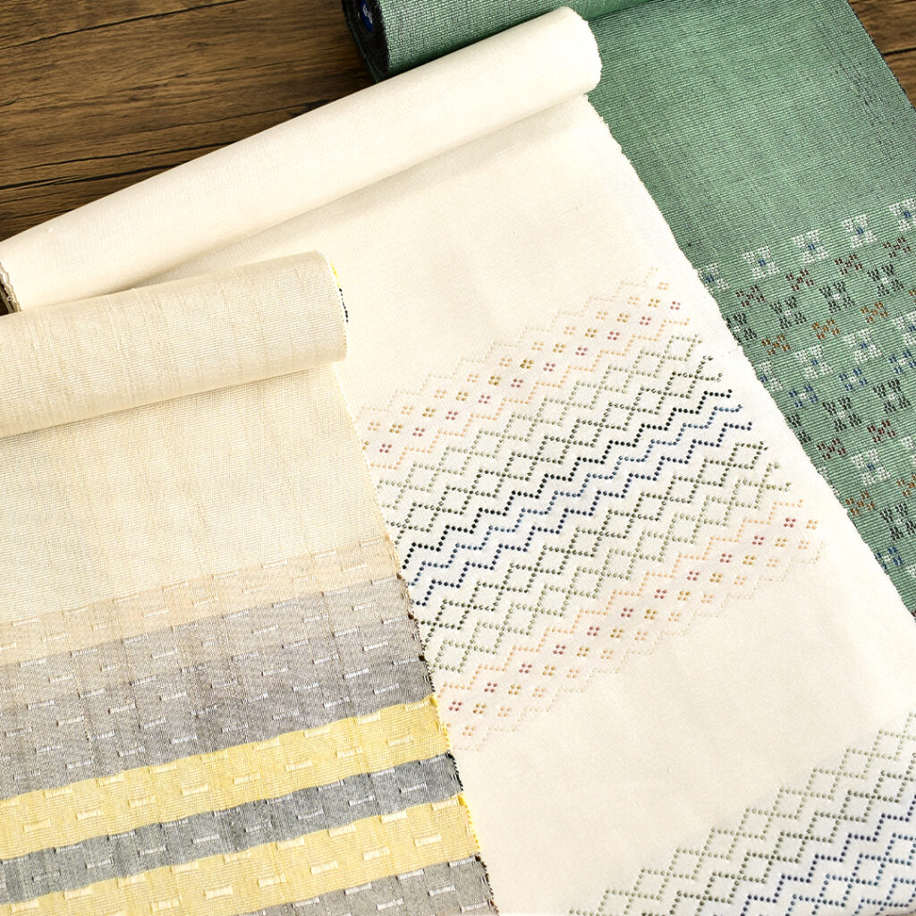 B反　琉球の帯と着物