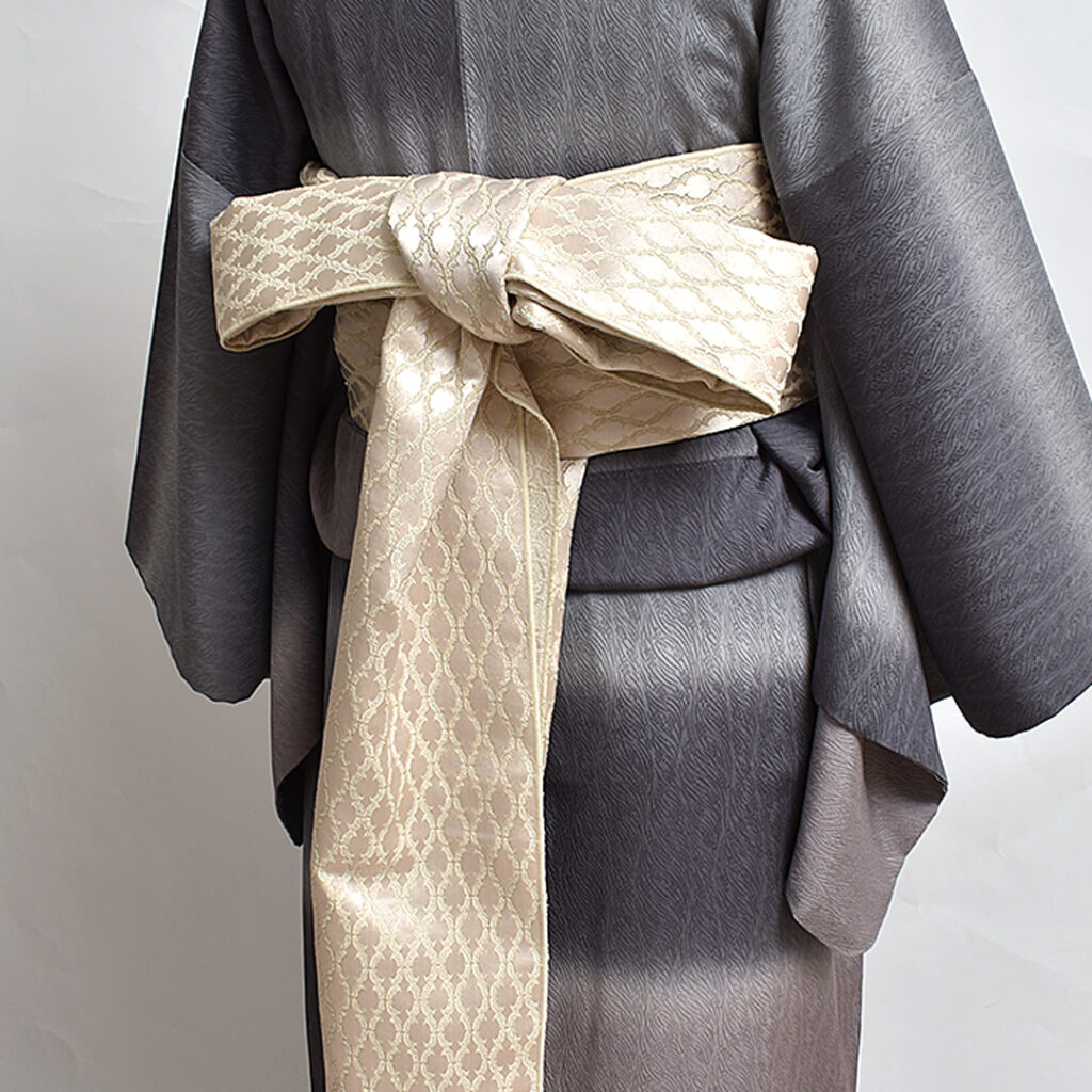 大人の兵児帯の結び方 川島織物 おびやオリジナル 大人兵児帯